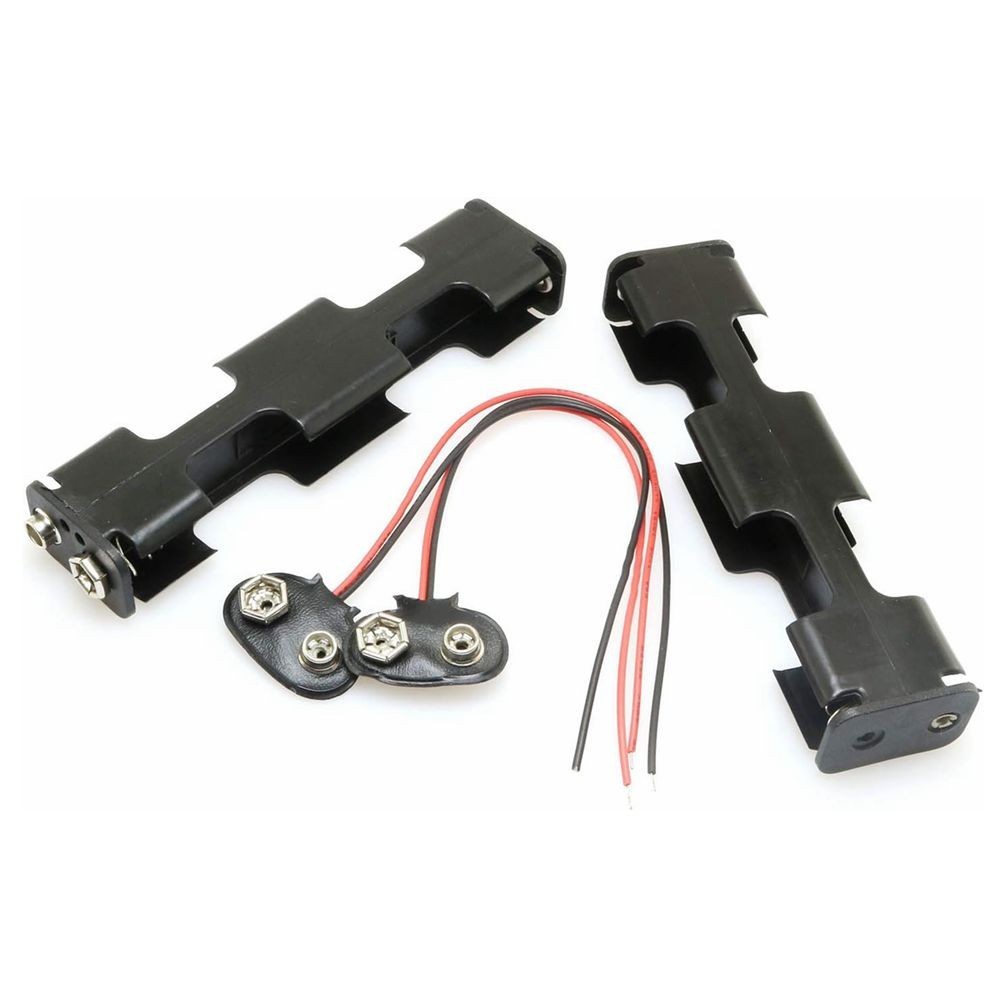 2 Pack 4 x AA Battery Holder with Snap Connector US STOCK C624