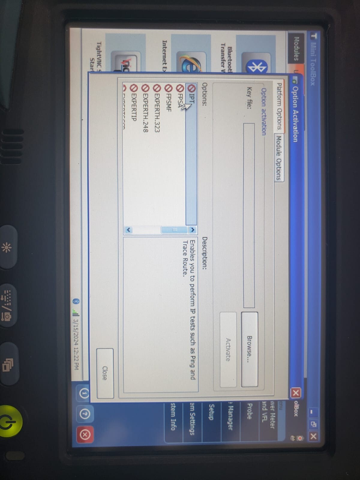 Exfo FTB-1-S2-8G,iOLM W/FTB-720-23B-EA