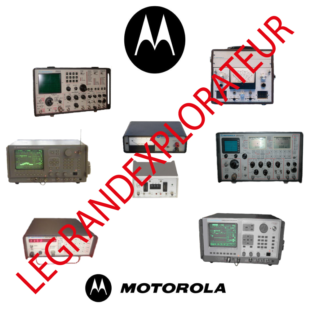Ultimate Motorola  R2001A B C D  R2550  R2600  Operation & Service manual on DVD