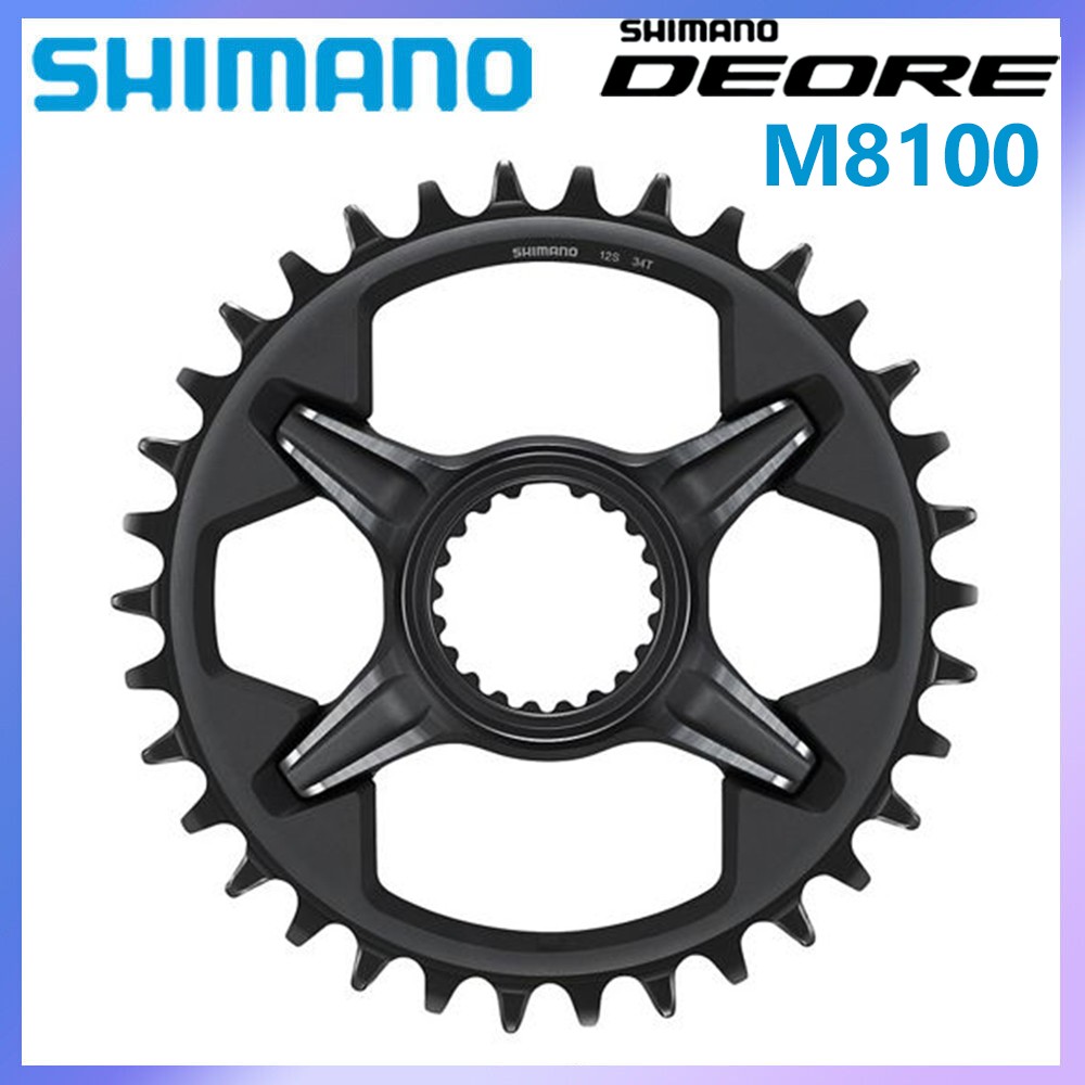 Shimano DEORE XT M8100 M8120 Chainring 30T 32T 34T 36T 36-26T For MTB Crankset