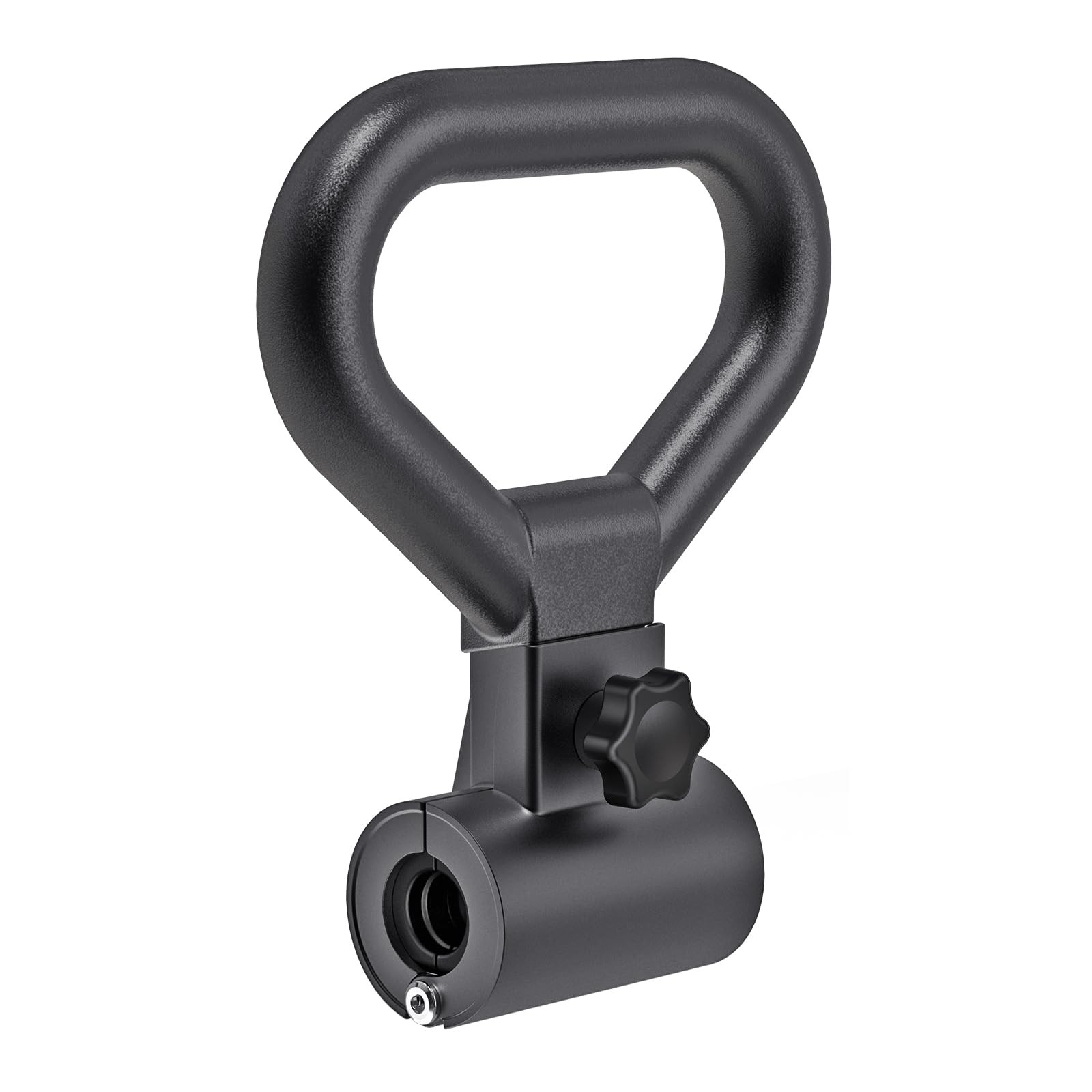 Versatile Steel Dumbbell to Kettlebell Converter Handle with Non-Slip Grip