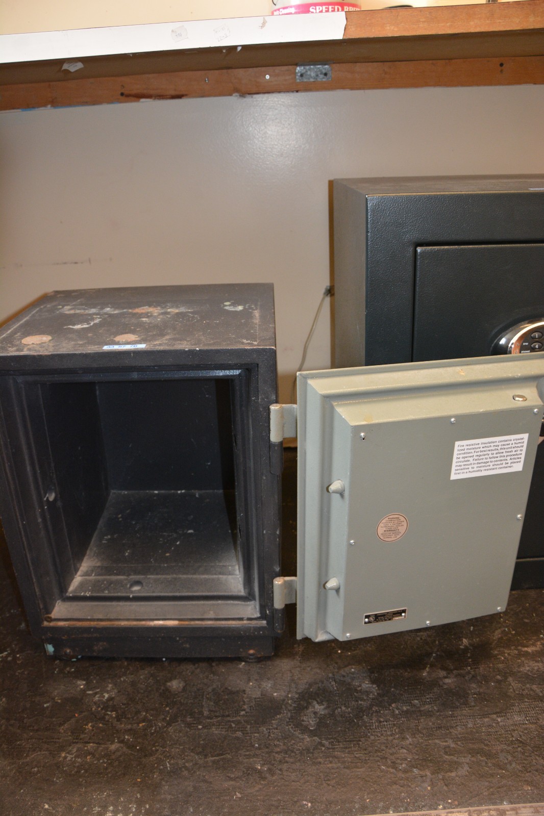 AMSEC Compact Fire Resistant Safe Mechanical Combination Used Pickup