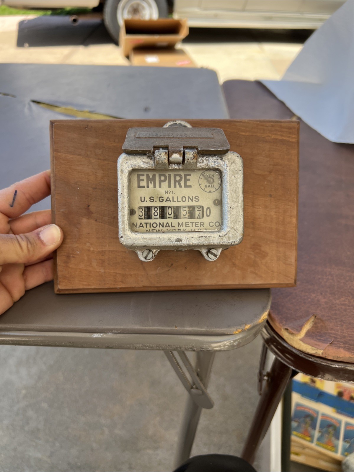 Vintage Steampunk-Style "Empire" — National Meter Company No. # 1 Water Meter —