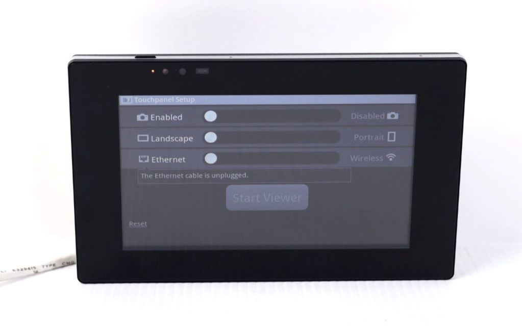 Elan TP7 7'' Touch Panel In Wall Touch Panel (Black) MINT w814