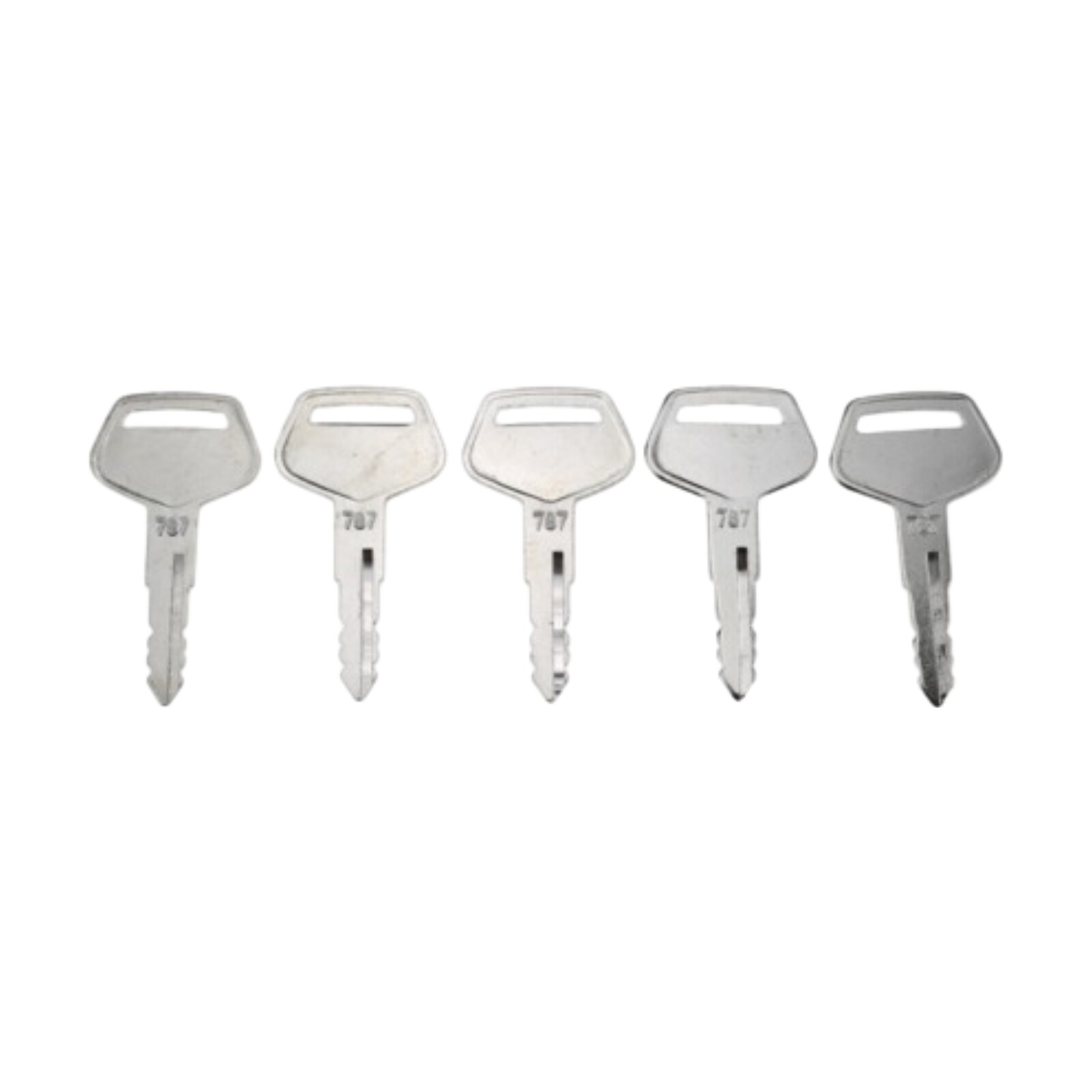 5X Ignition Heavy Equipment Key 787 For Komatsu Excavator Grader Dozer Loader
