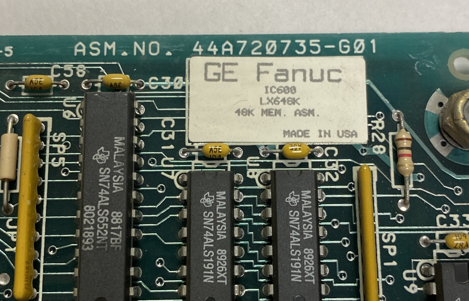 GE Fanuc,IC600LX648K,Memory Module