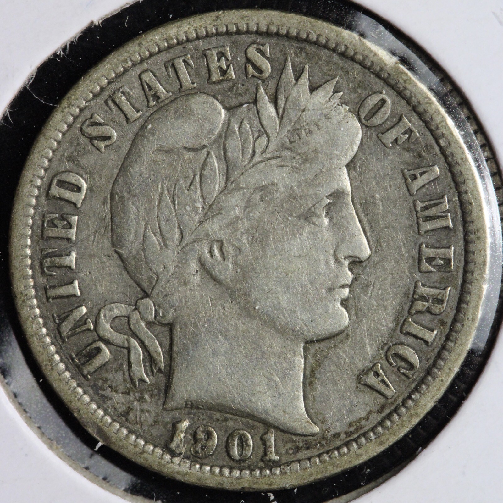1901-O Barber Silver Dime XF E248 T
