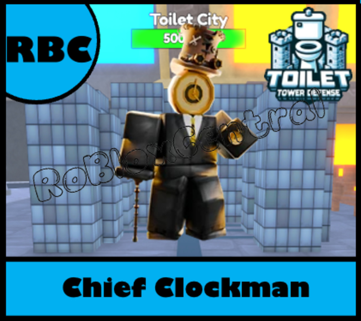 CHIEF CLOCKMAN - CHEAP TOILET TOWER DEFENSE - TTD UNIT