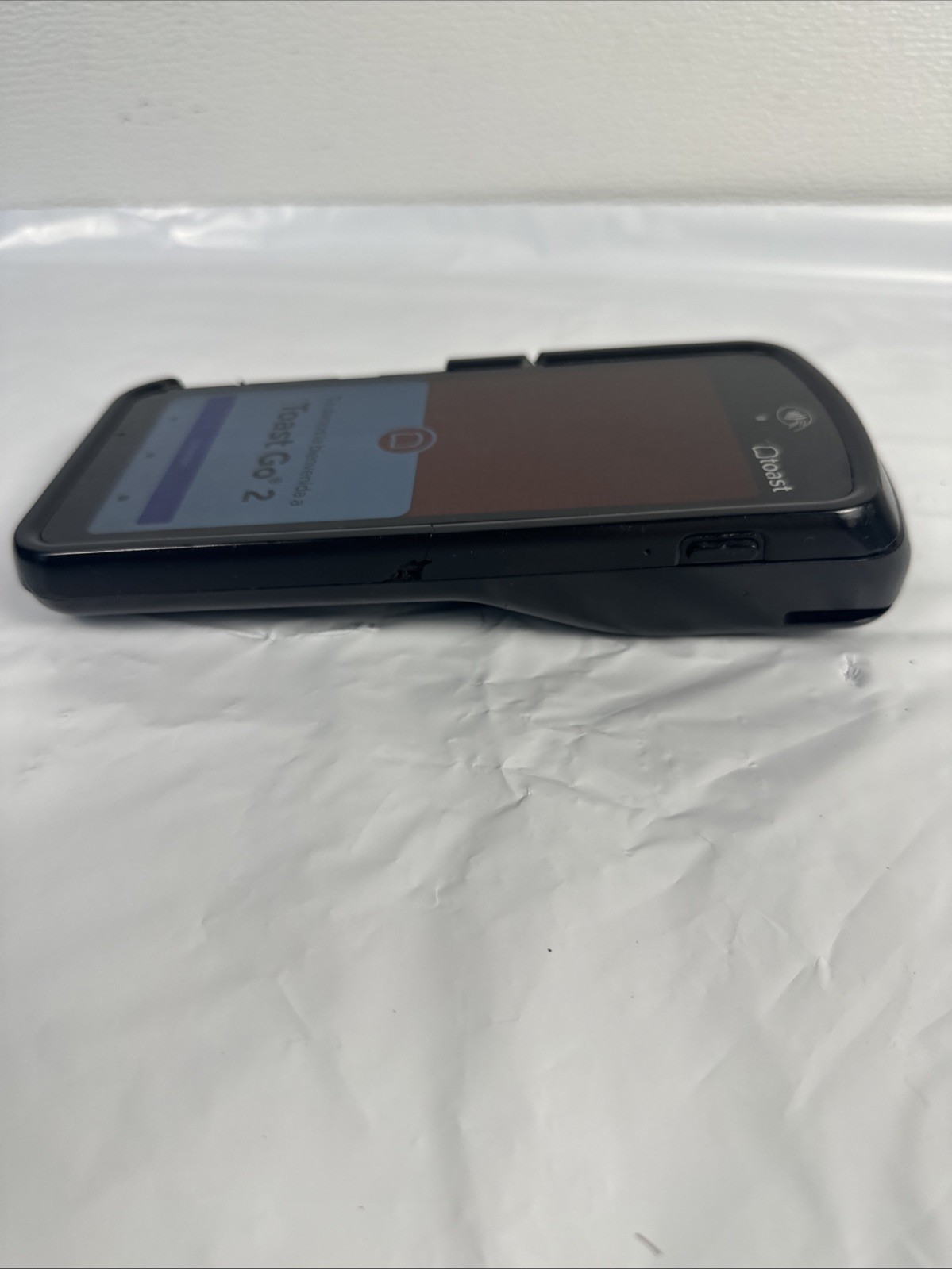 Toast Go 2 TG200 Handheld POS - Tested Working - Charging Cable - Case Damage