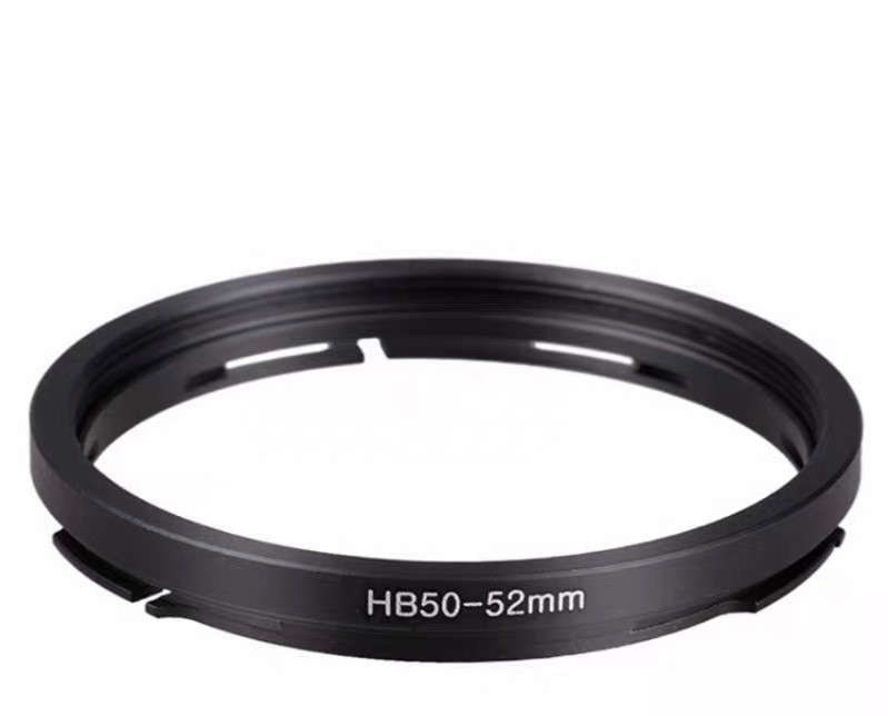 B50-52mm Filter Adapter Ring for Hasselblad B50 Bay Mount to 52mm Filter Access