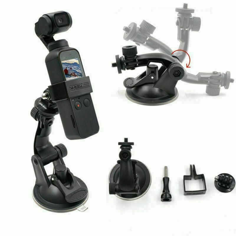 For DJI OSMO Pocket Camera Mount Bracket Glass Suction Cup Car Table Holder