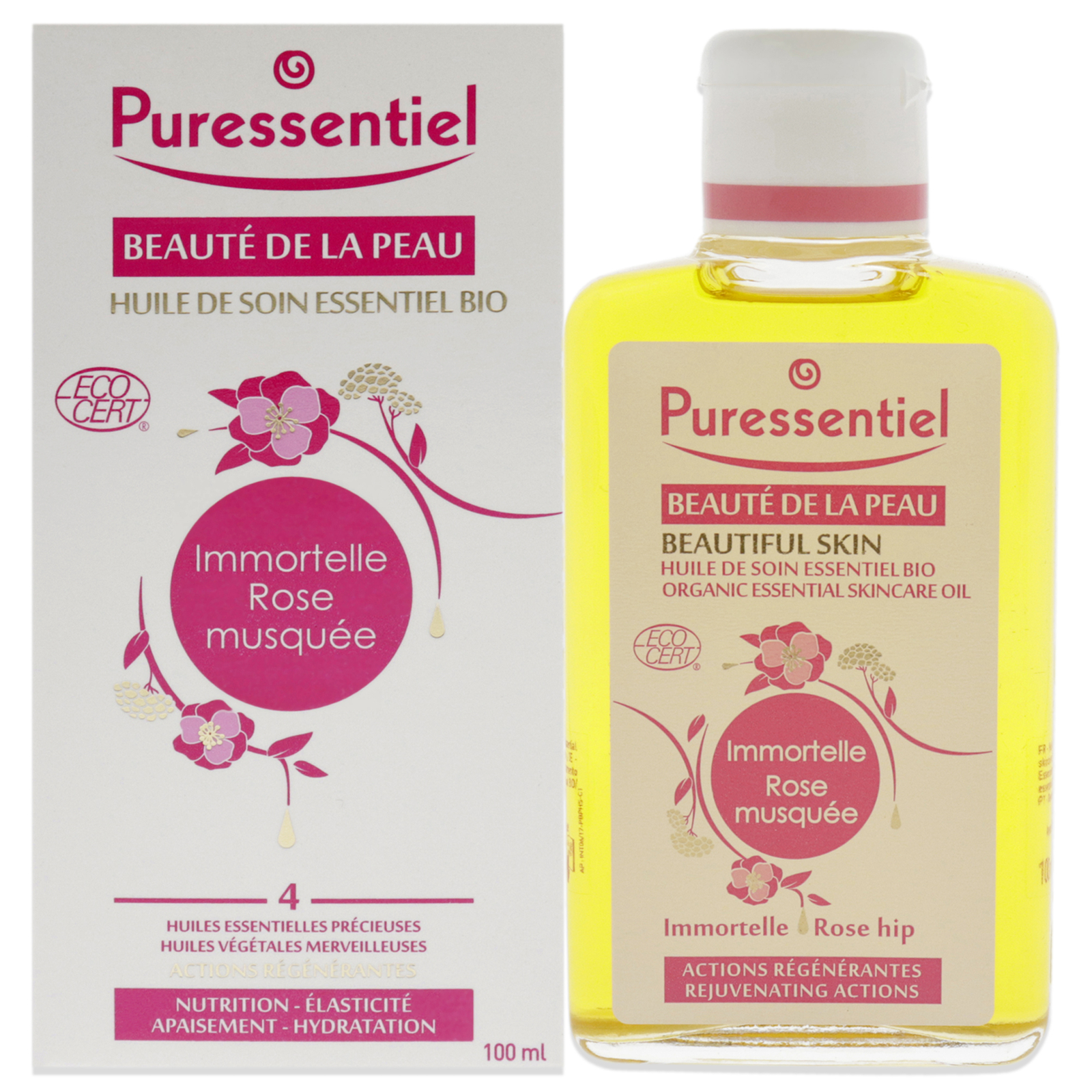 Organic Essential Skincare Oil by Puressentiel for Unisex - 3.4 oz Oil