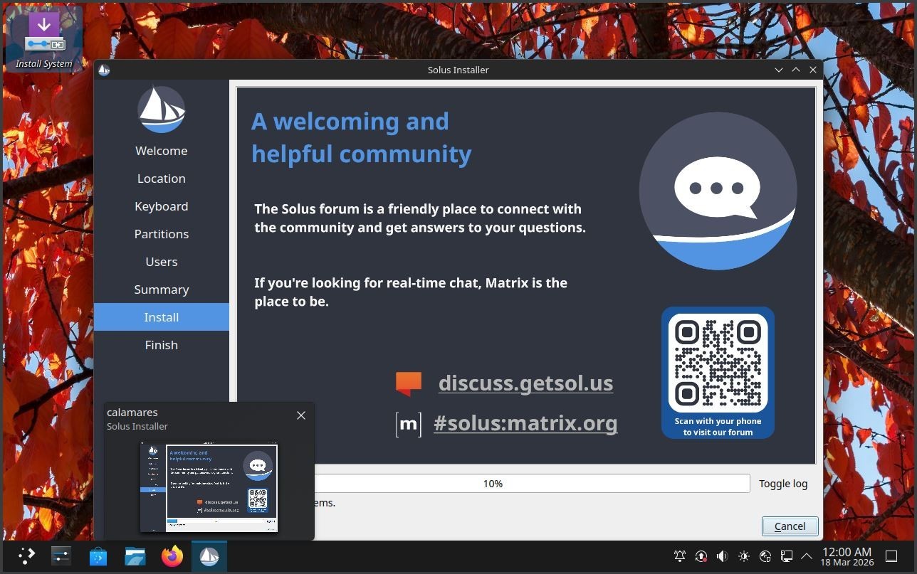 Solus Plasma 2025 USB Live Installer – Latest Version – PC & Intel Mac UEFI/BIOS