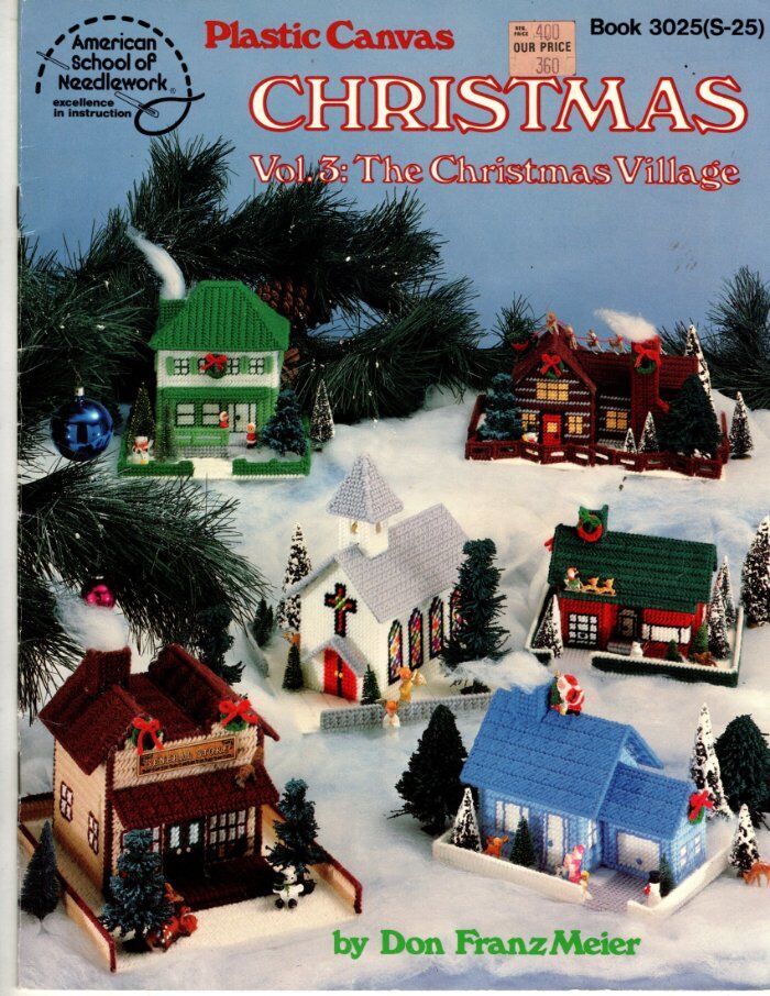 OOP!! PLASTIC CANVAS CHRISTMAS VOL.3 THE CHRISTMAS VILLAGE