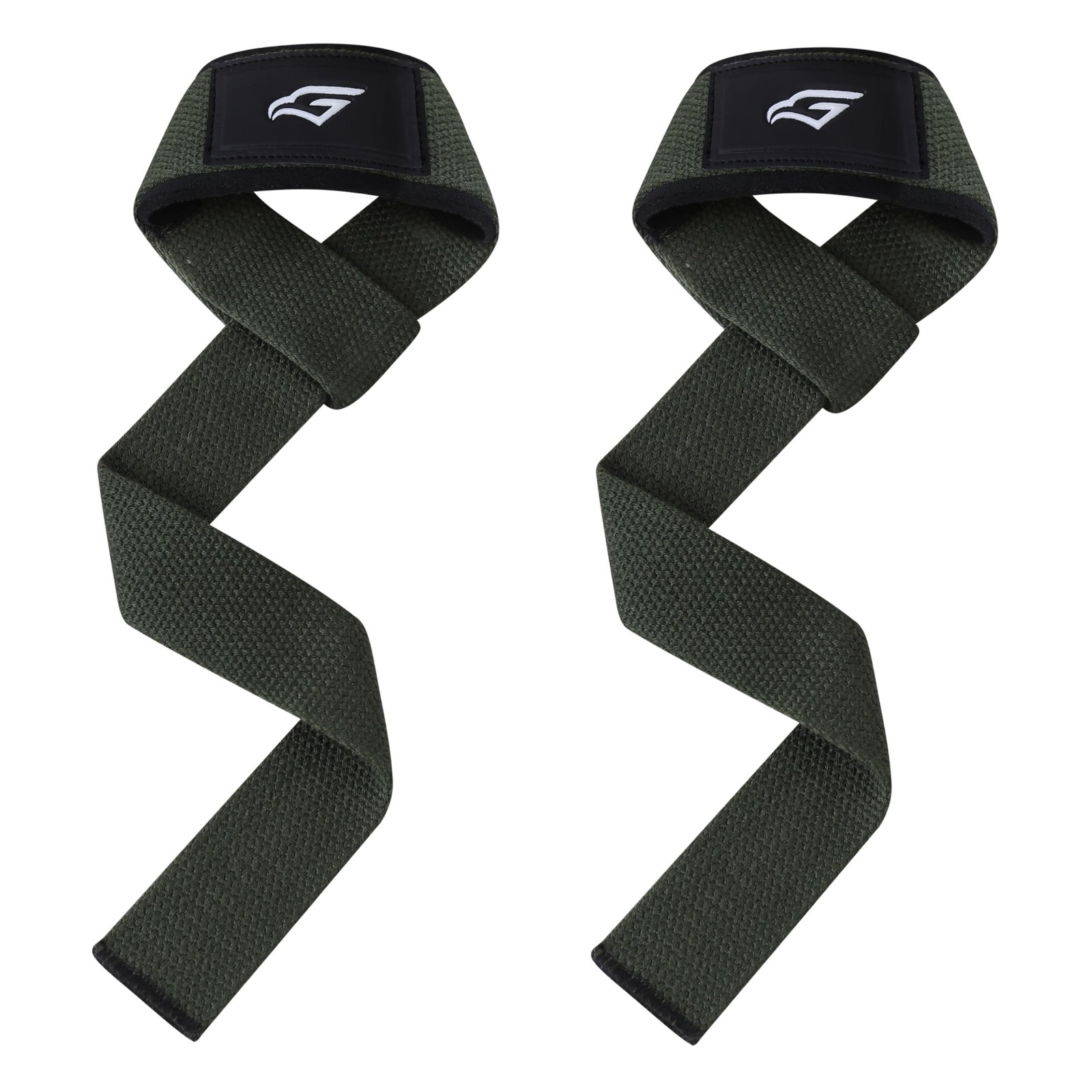 Lifting Straps – 24-inch Heavy Duty Weightlifting Wrist Straps with 4mm Pa