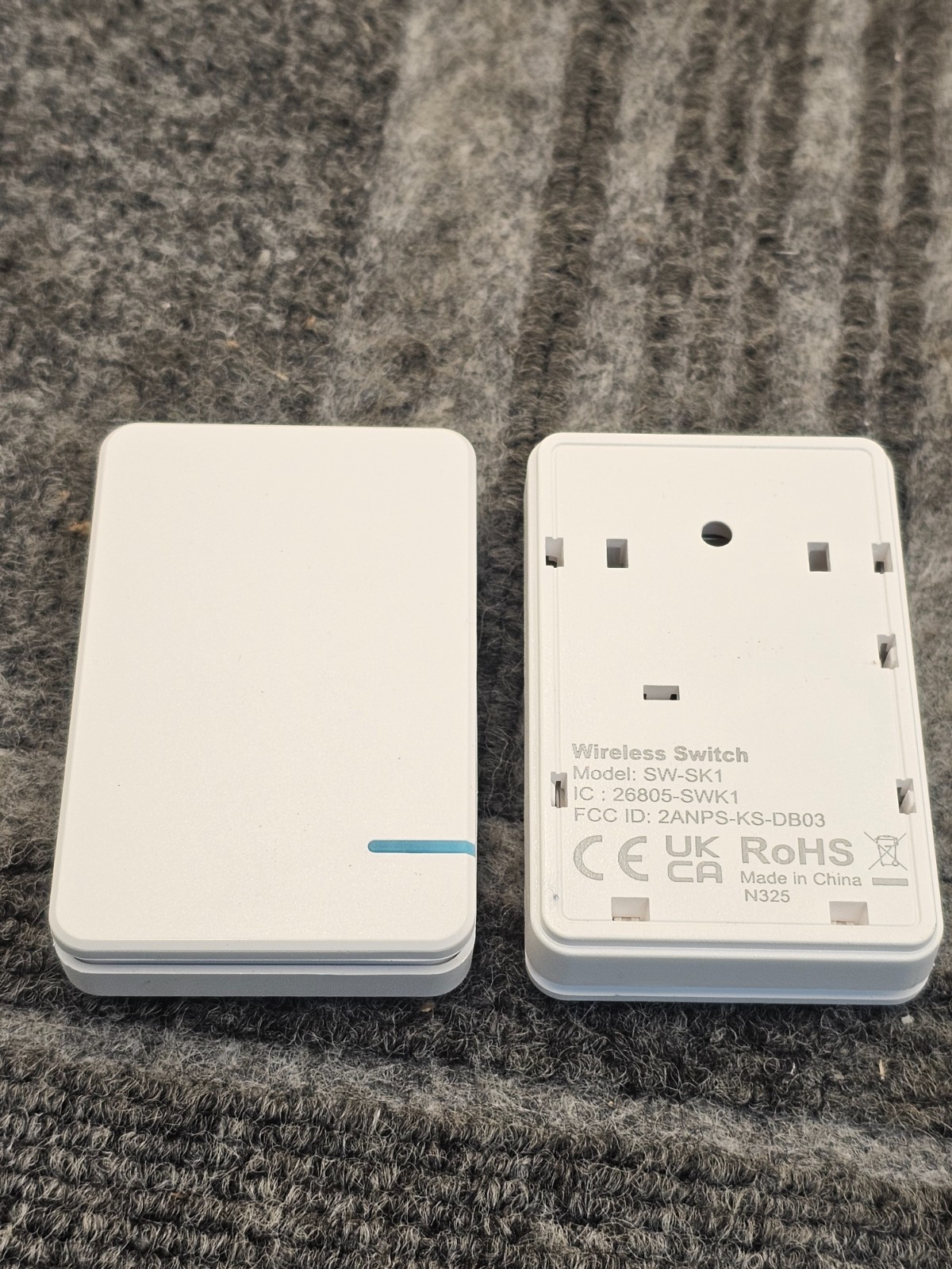 Thinkbee 3 Way Wireless Switch and Receiver, Dual Remote Control