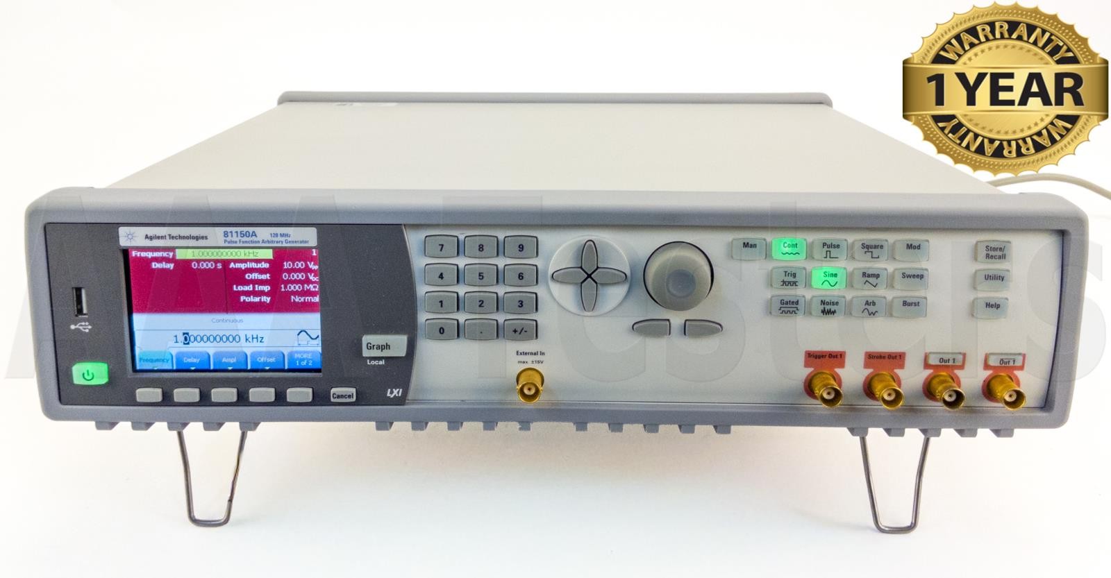 Keysight Agilent 81150A 120MHz Pulse Function Arbitrary Noise Generator