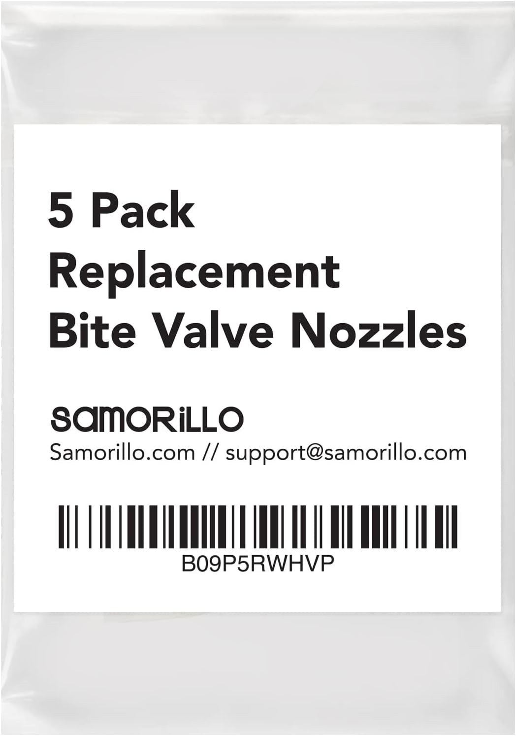 5-Pack Replacement Bite Valve Nozzles Compatible W/ Osprey Nathan & Hydrapak