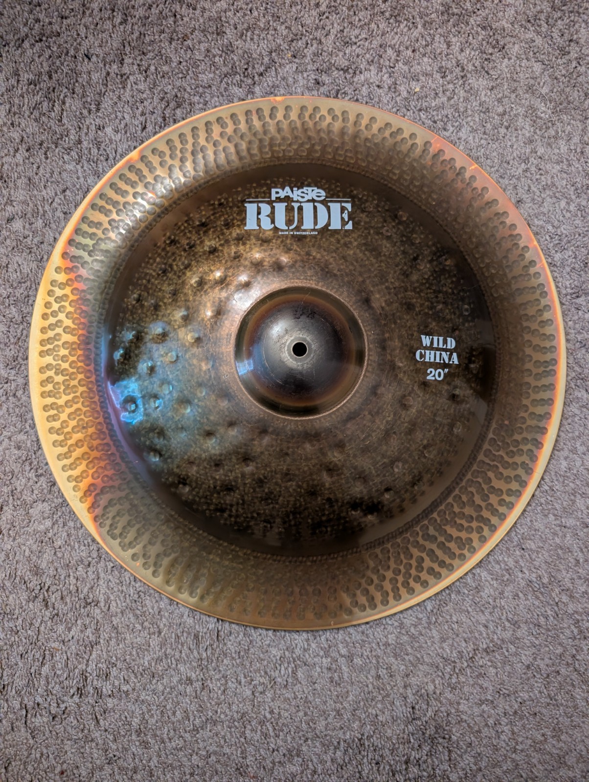 Paiste RUDE 20" Wild China Cymbal GREAT CONDITION