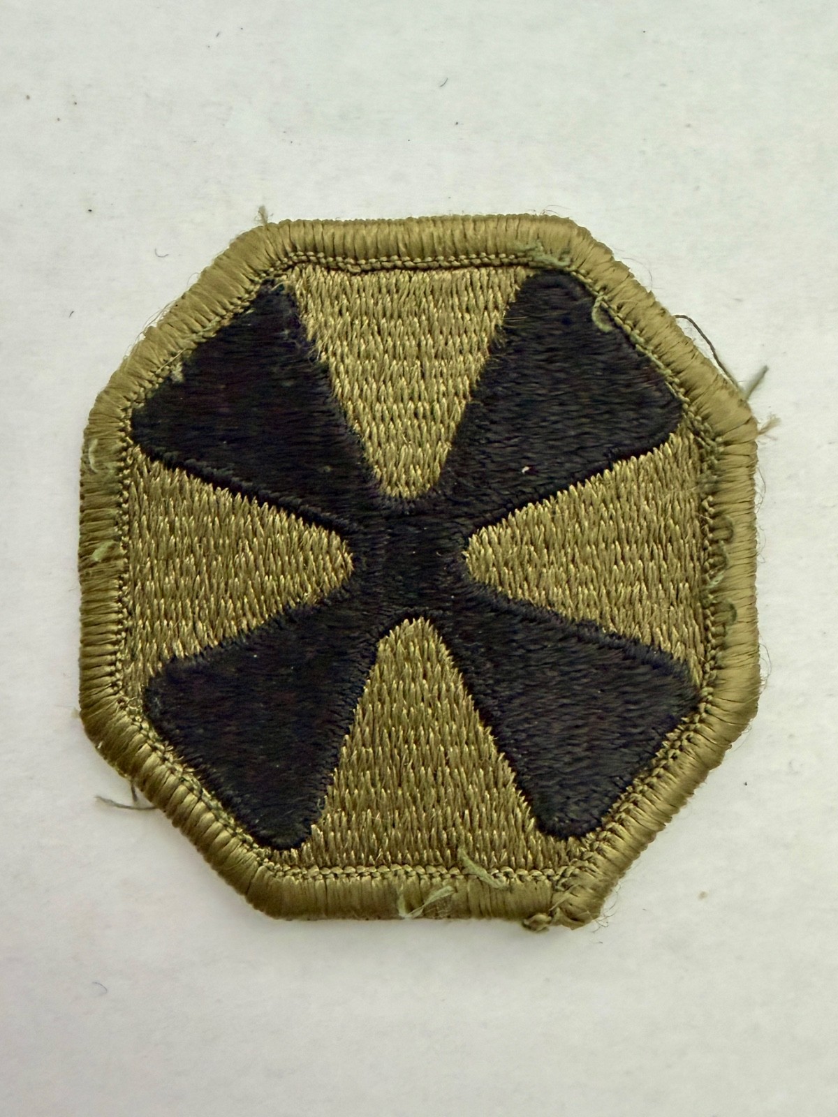 8th Army Subdued US Army Patch