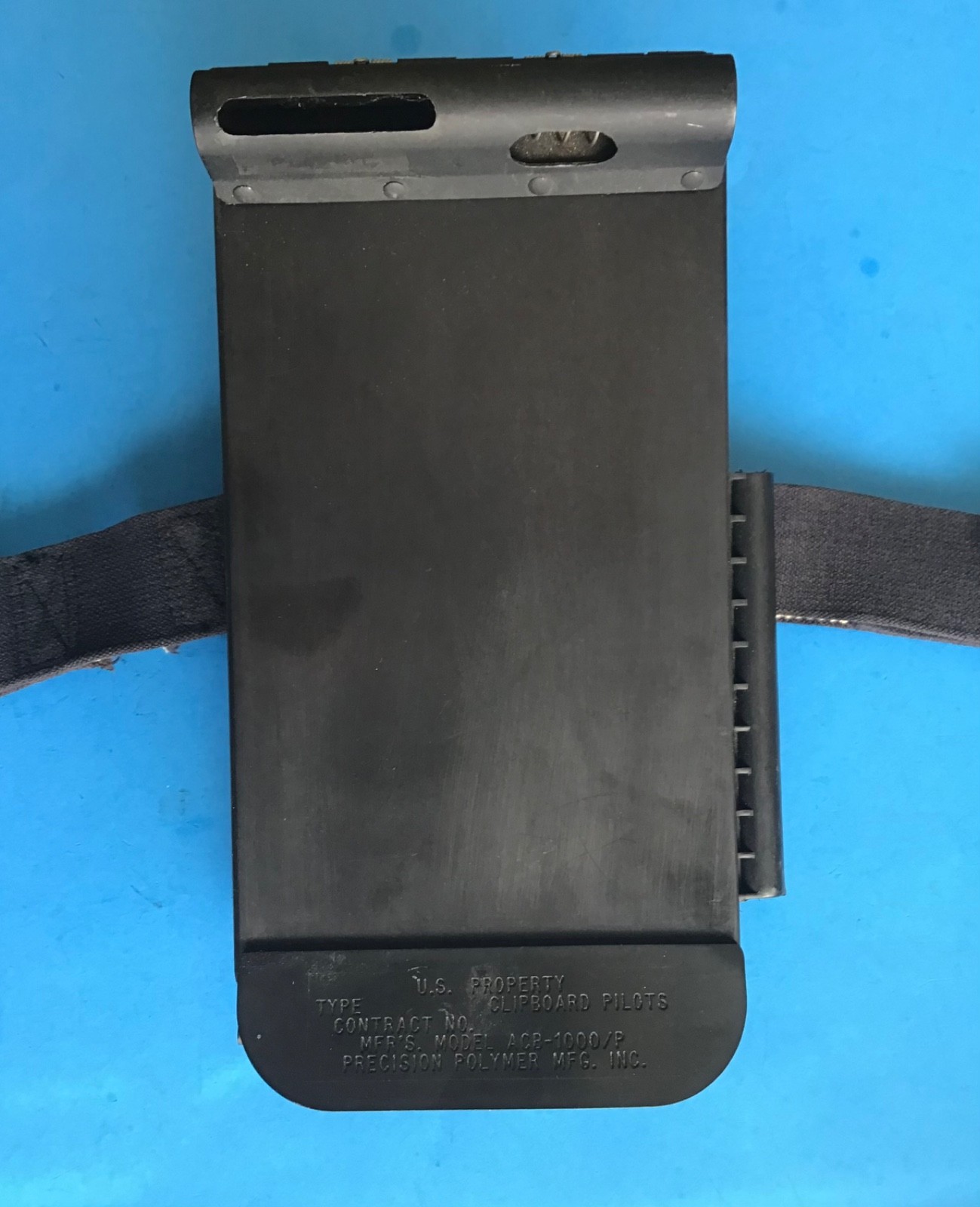 Military Navy USAF USMC Pilot Kneeboard Clipboard (Polymer construction)
