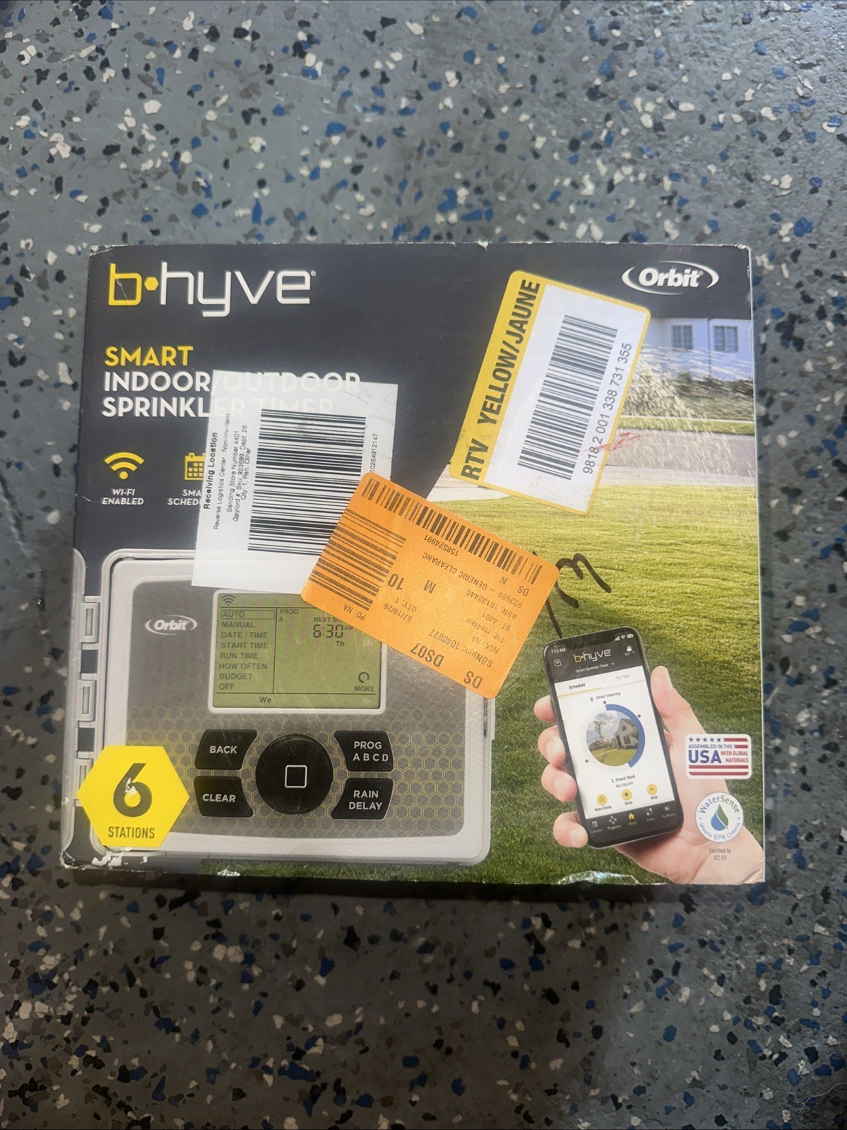 Orbit B-Hyve Programmable 6 Zone WiFi Sprinkler Timer