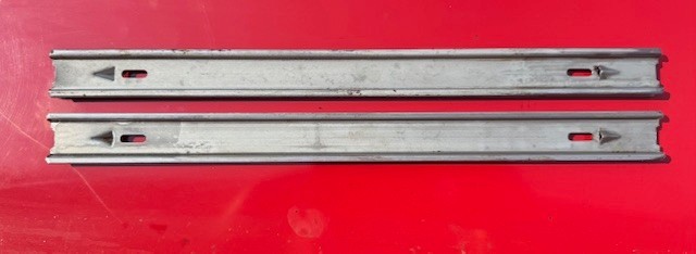 Vintage CRAFTSMAN 14-3/4" Toolbox Roller Cab Cabinet Friction Drawer Slide Pair