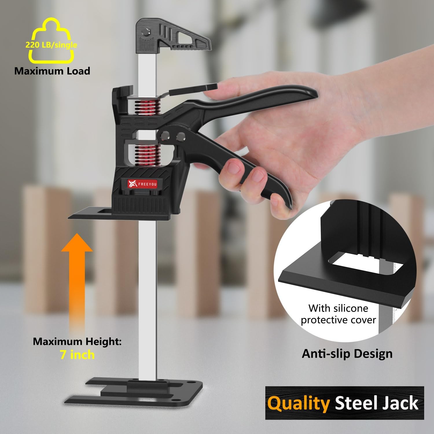 Labor Saving Arm Jack 2-Pack Multi-Function Height Adjustment Lifting Device 13i