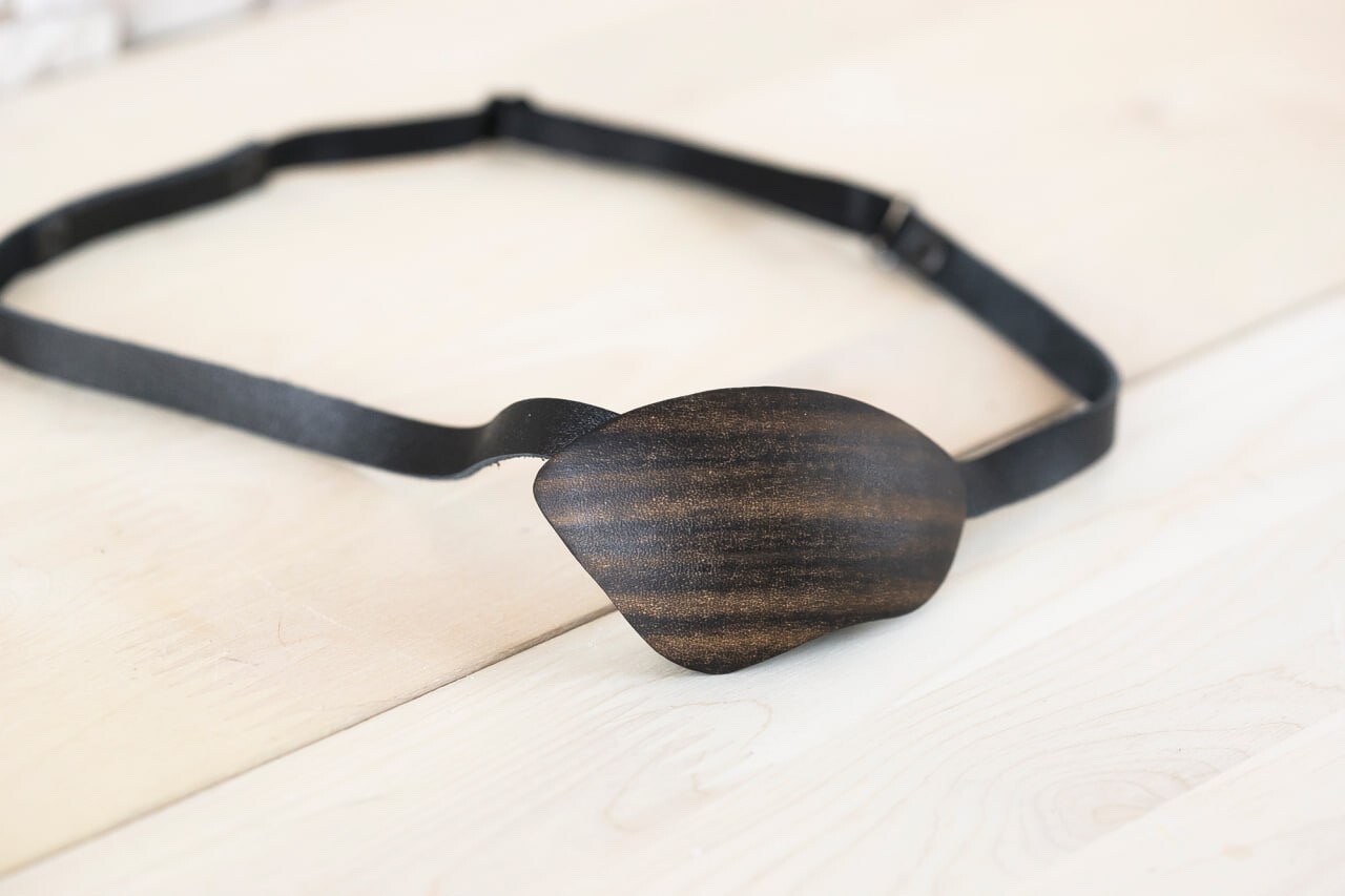 Leather Eye Patch, Eye Patch, Slim Eye Patch, Small Eye Patch, One Eye, Eye Mask