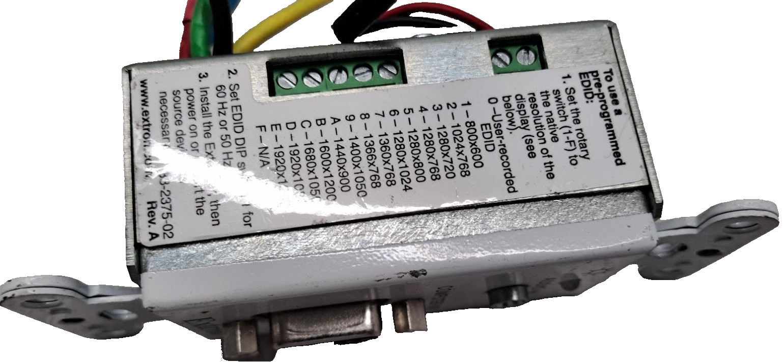 2X Extron 33-2375-01 Extender Plus D White