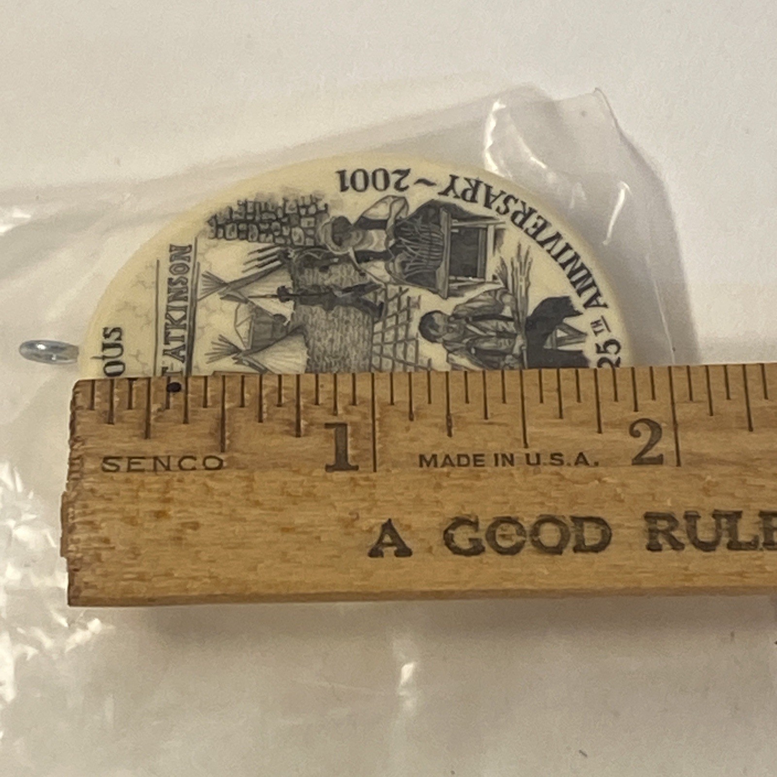 Fort Atkinson Rondezvous 25th Anniversary Pendant 2001