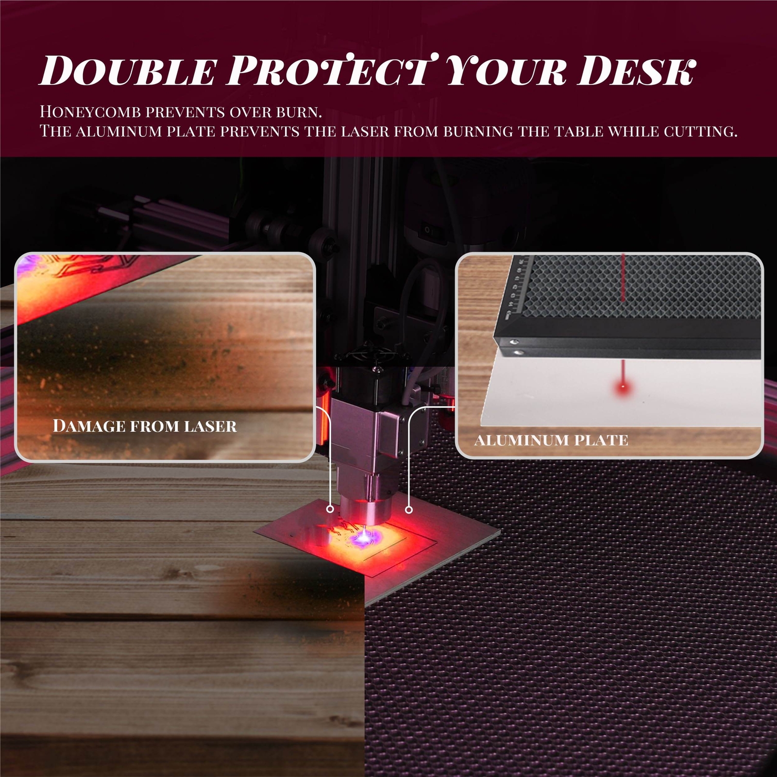 Laser Bed Honeycomb Working Table for CO2 Laser Engraver Cutting Machine