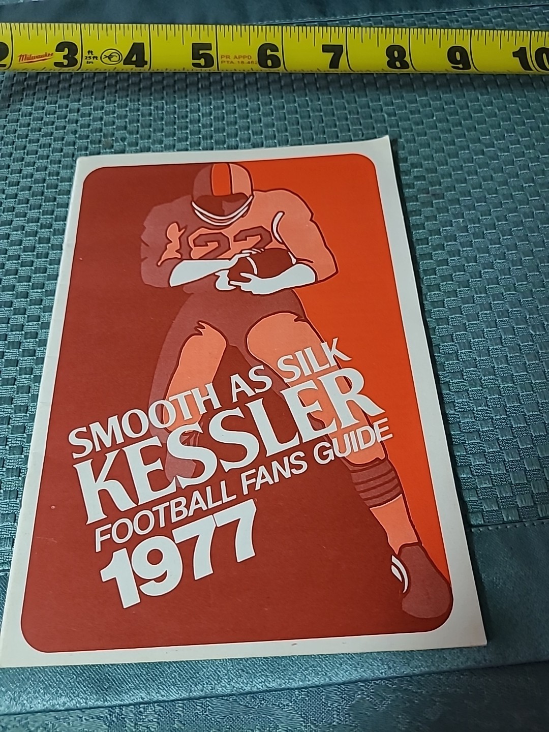 KESSLER FOOTBALL FANS GUIDE 1977 PAMPHLET