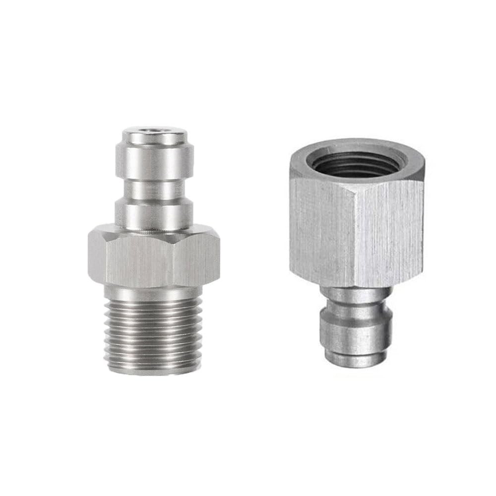 Universal PCP Paintball Air Fitting Set 1/8 NPT Male/Female to 8mm Foster Qui...