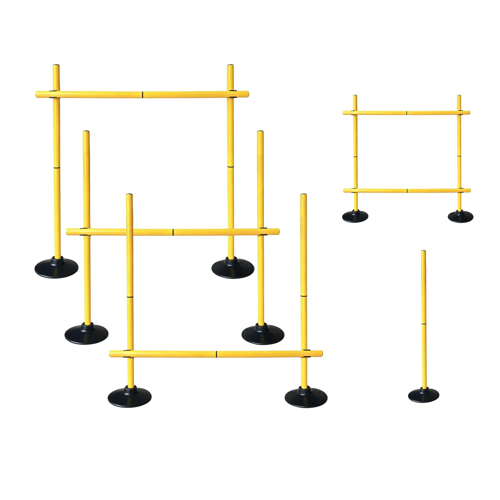 Voodans Adjustable Agility Hurdles, Soccer Training Poles, Dog Agility Jumps ...