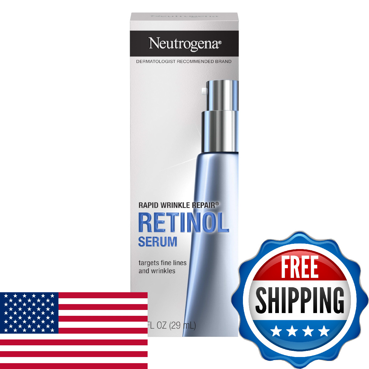 Neutrogena Rapid Wrinkle Repair Retinol Anti-Aging Daily Face Serum