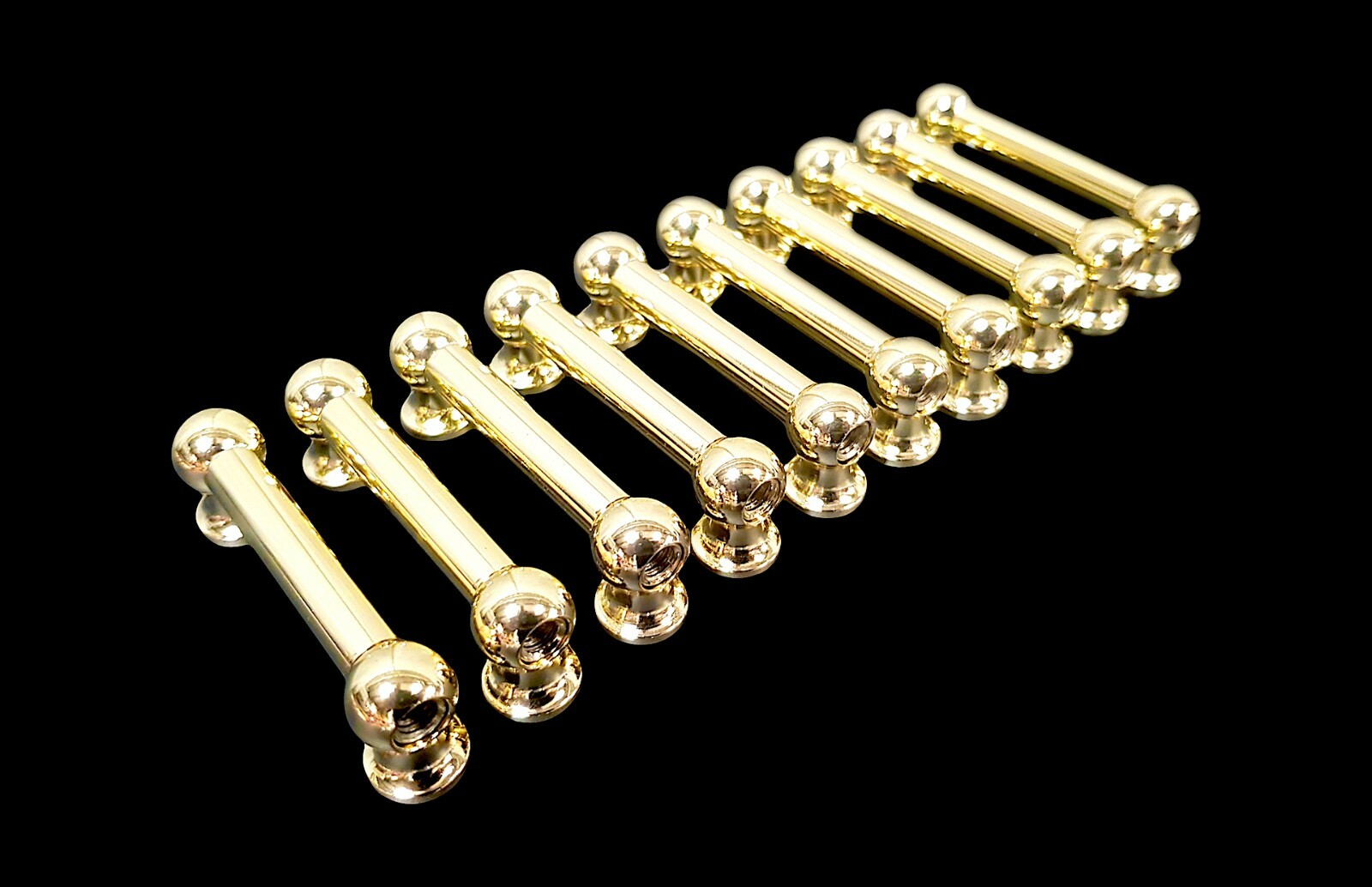 DRUM LUGS 10x DFP 50.8mm BRASS DRUM LUG DOUBLE END VINTAGE TUBE LUG VTL-50D(BR)
