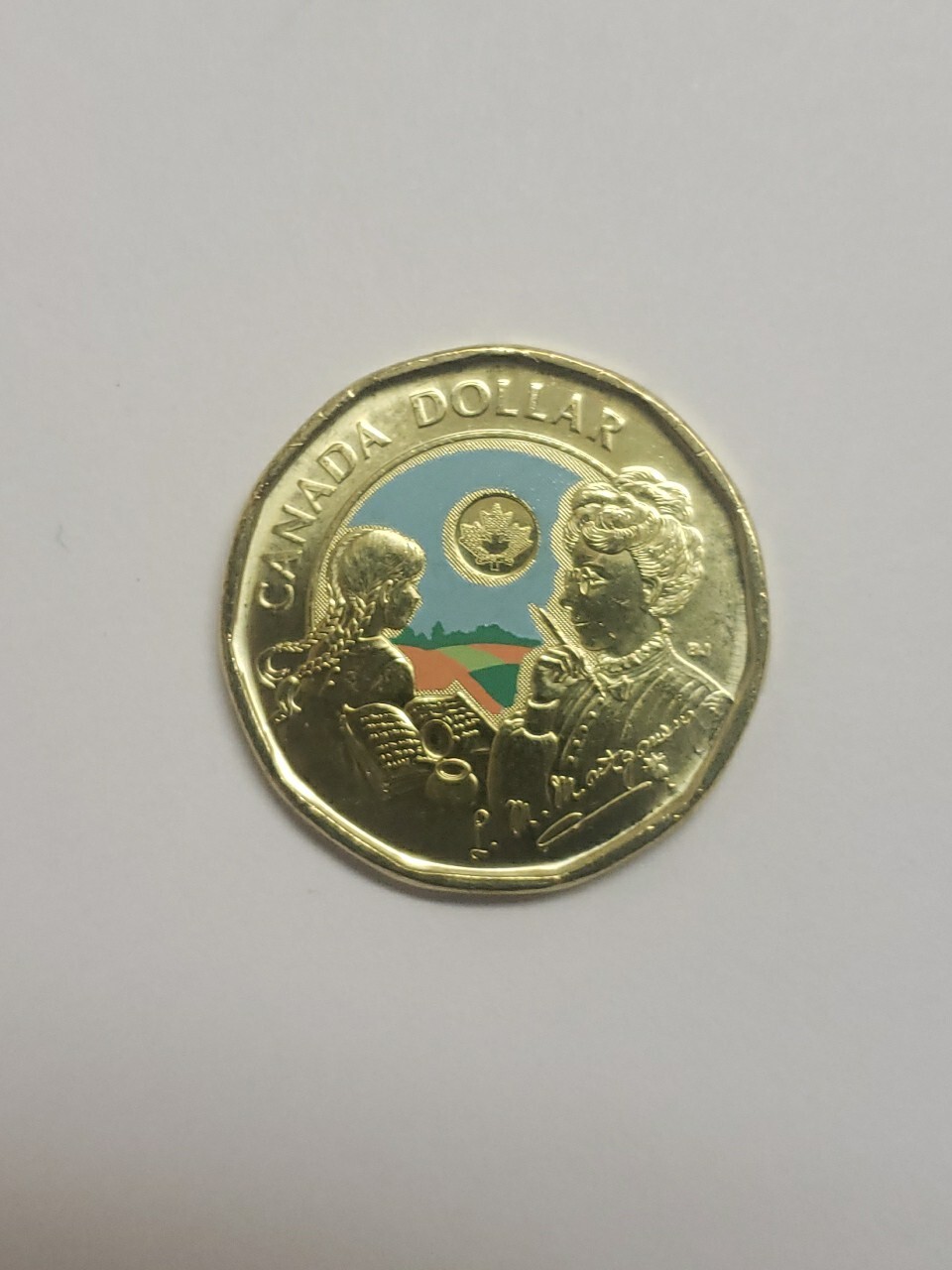 Anne of Green Gables LM MONTGOMERY 2024 CANADA  Loonies Color Coins UNC