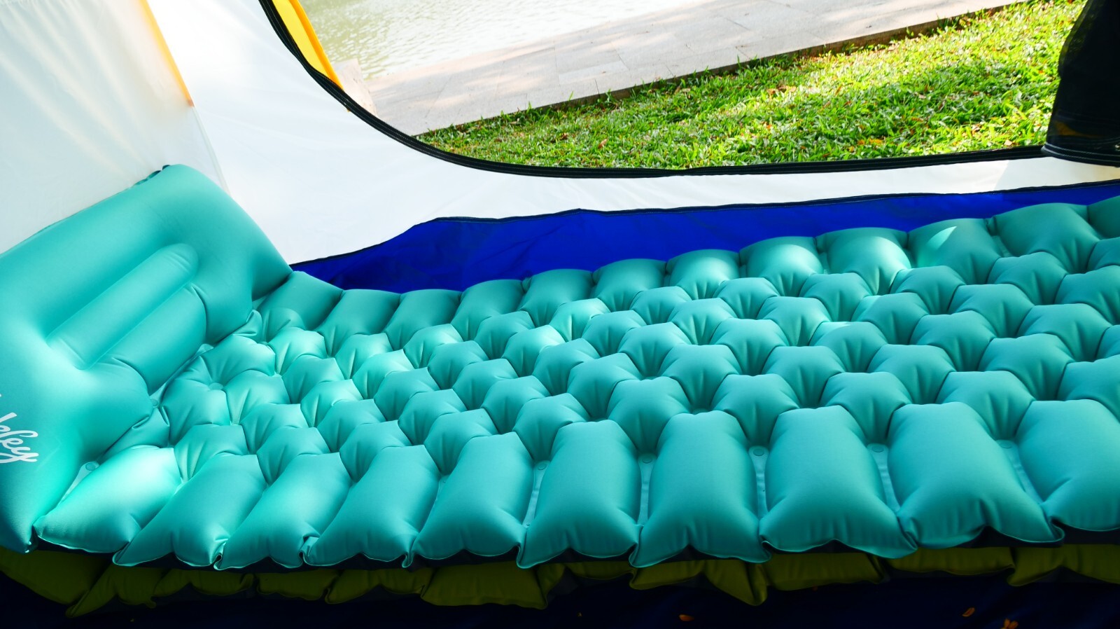 for Inflatable Camping Sleeping Pad Waterproof Sleeping Mat With Storage Bag