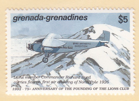 W GRENADA GRENADINES 1495 AVIATION LIONS