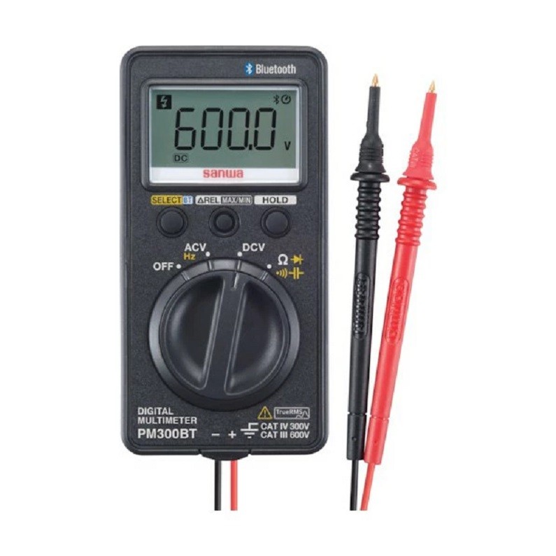 SANWA DIGITAL MULTIMETER BLUETOOTH MODEL PM300BT JAPAN NEW