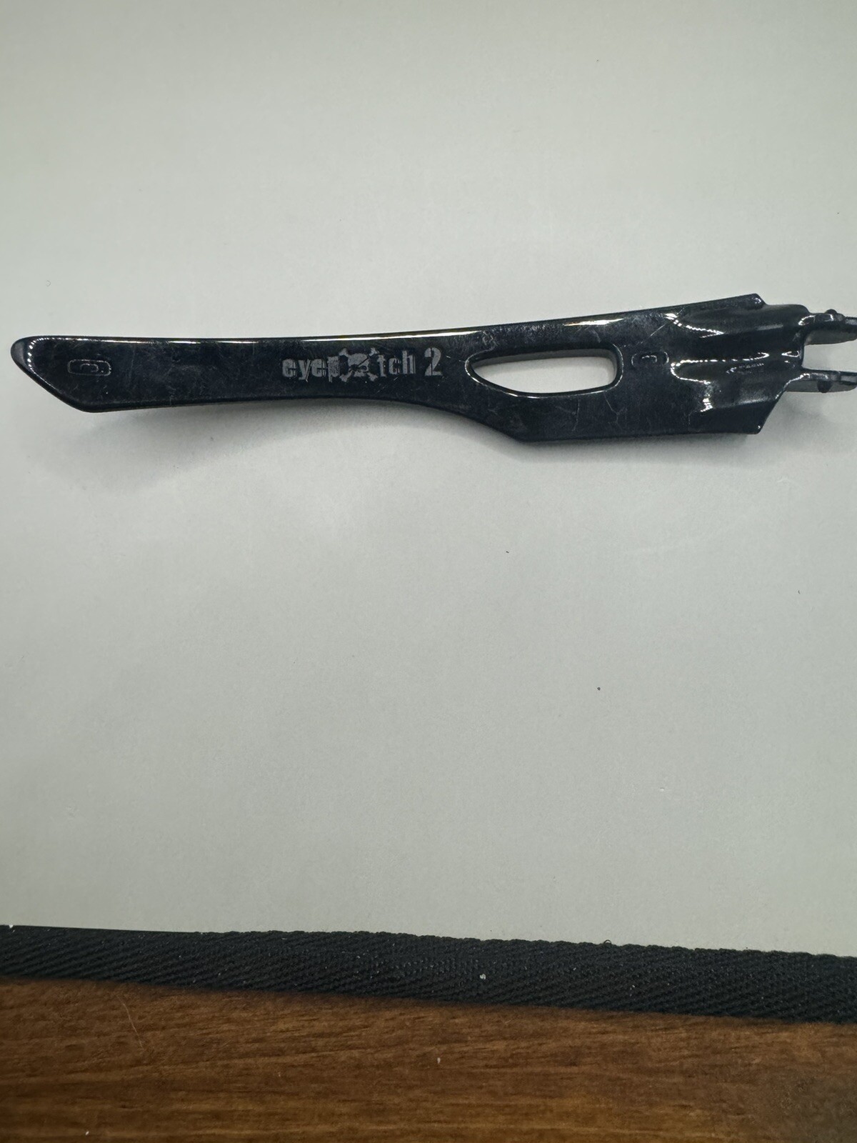 Oakley Eye Patch 2 OEM Polished Black Left Replacement Arm