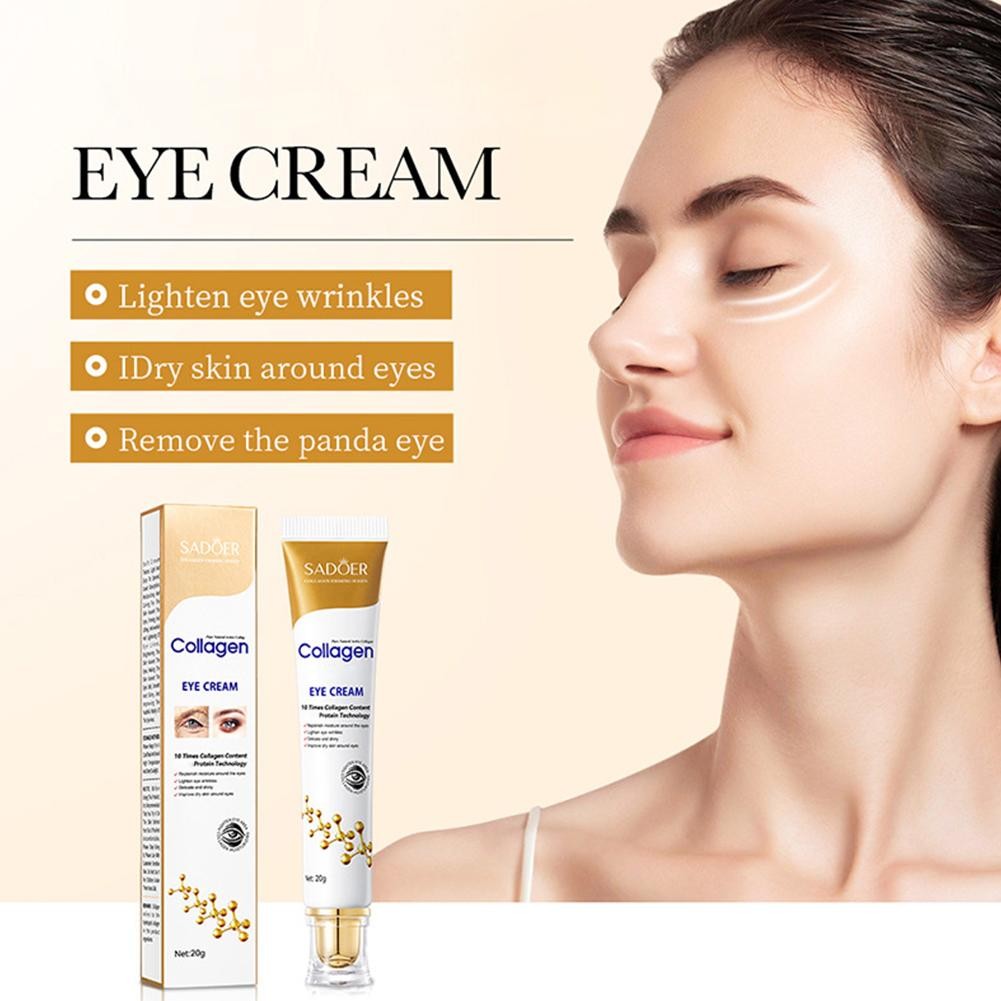 Collagen Anti wrinkle Eye Cream Remove Eye Bags & Dark Circles 1pcs J2K3 R6 P7Z1