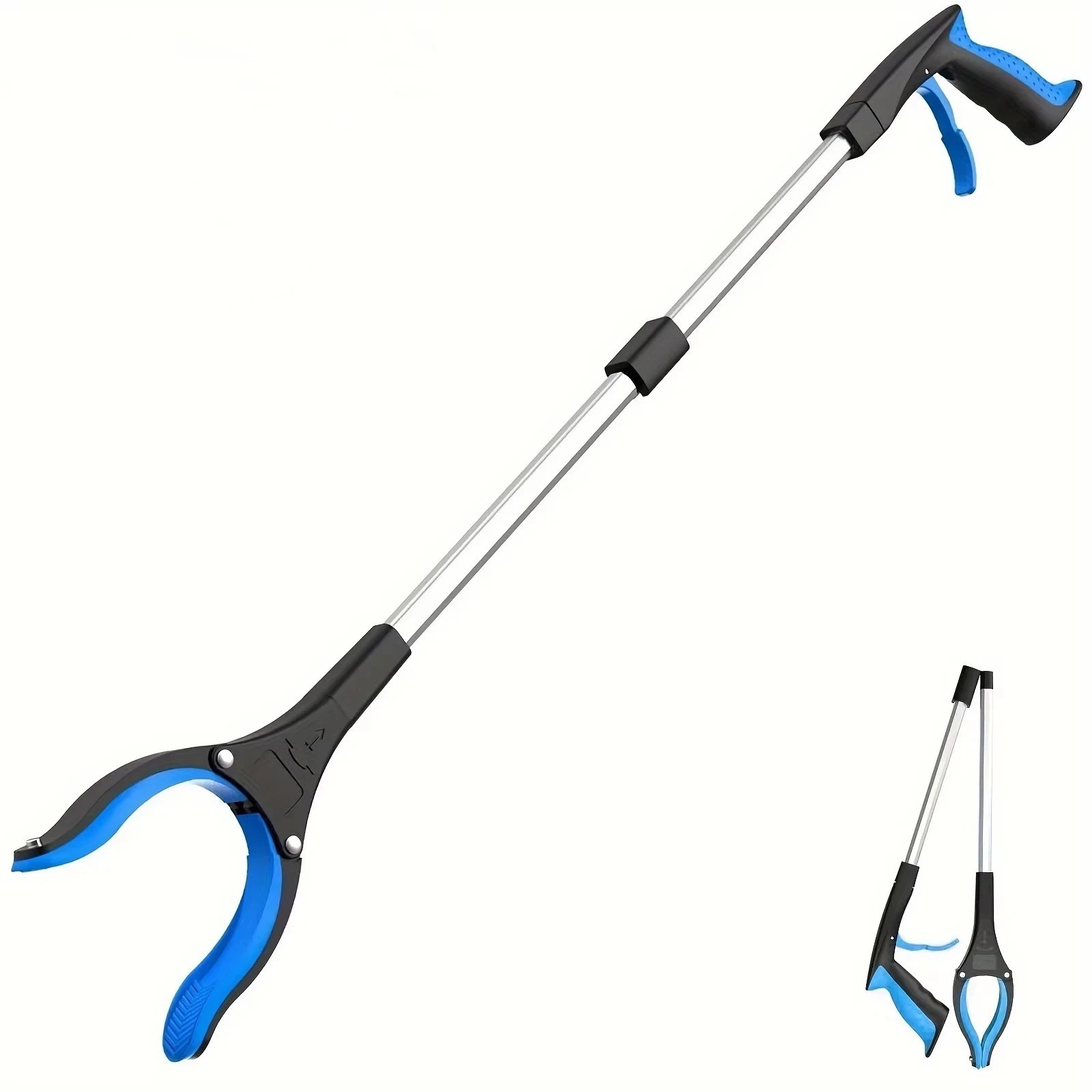 32"Grabber Pick Up Tool Extended Garbage Reaching Stick Trash Picker Folding