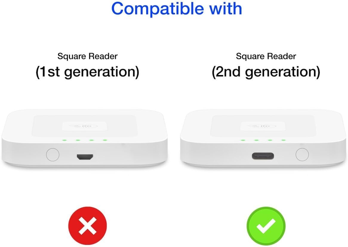Magnetic Case for Square Contactless and Chip Reader 2nd Gen MagSafe Compatible