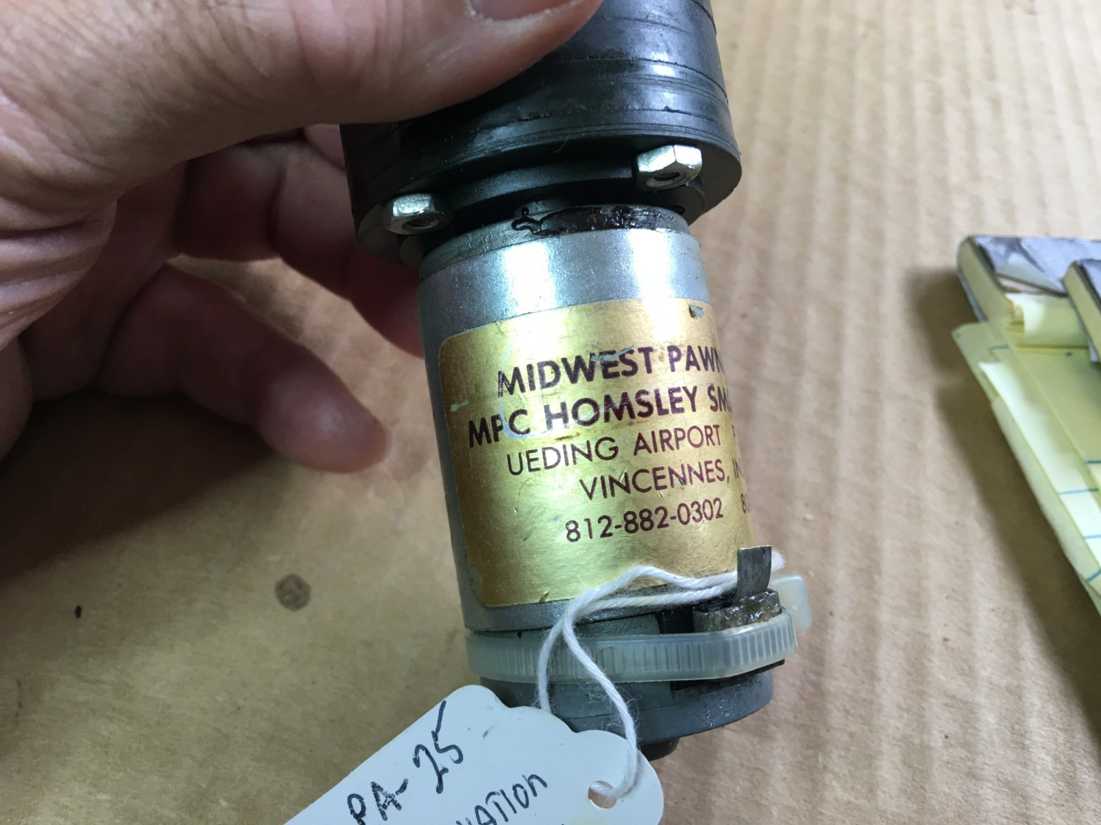 Piper PA-25 Pawnee Aviation Chomsky Smoke Pump Untested