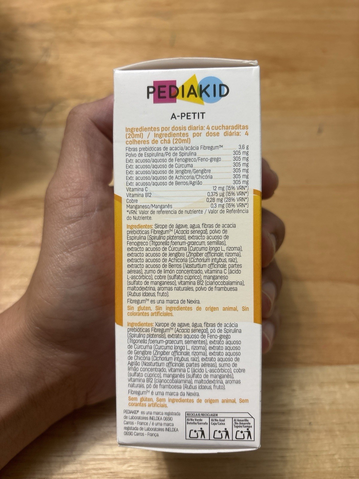 PEDIAKID A-Petit Kids Appetite Support Syrup 125ml Raspberry