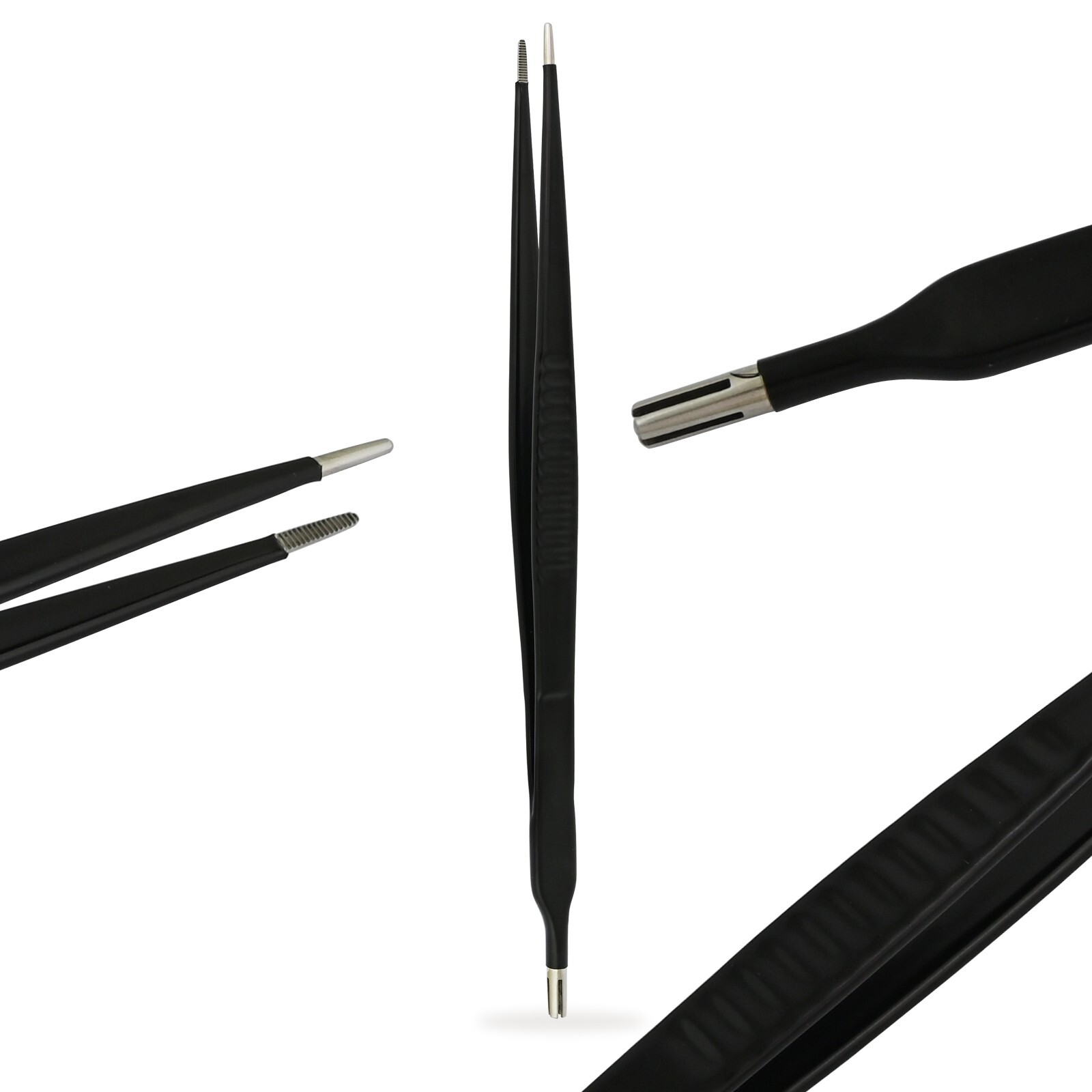 Non-Stick Diathermy Dissecting Forceps, 23cm Tip 3mm Electrosurgical EL-093