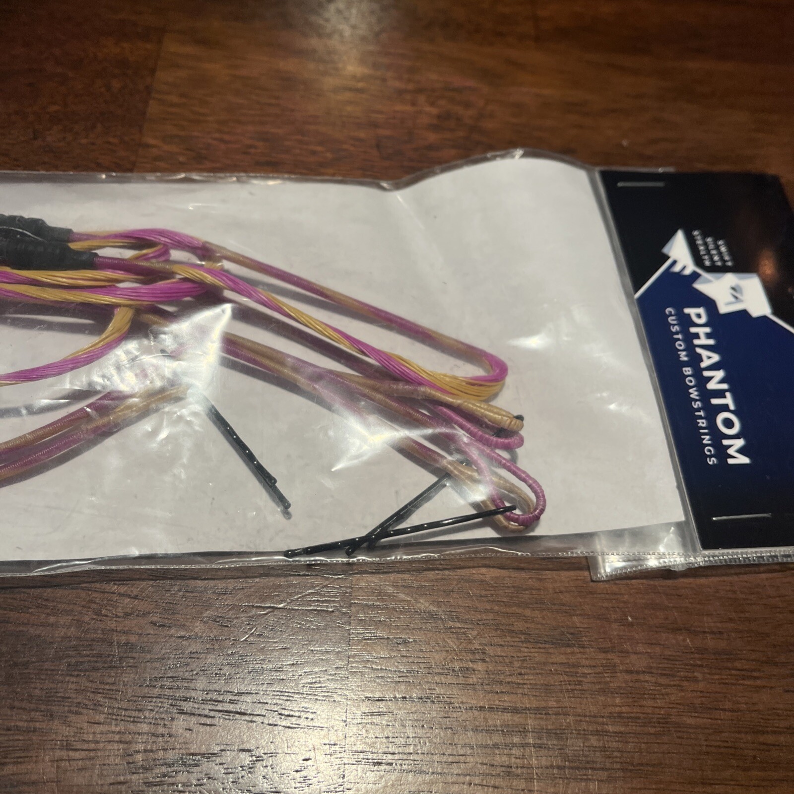Bowtech Carbon Rose Phantom Custom Bowstring String Set Gold Magenta Colored