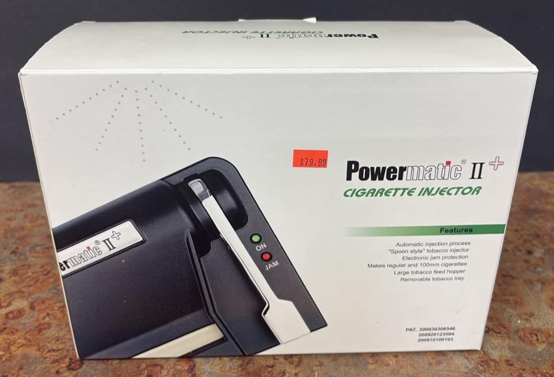 Powermatic 2+ PLUS Electric Cigarette Injector Machine - PMATIC2 Free Ship M